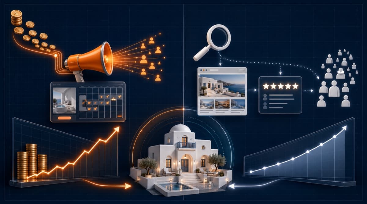 Google Ads vs SEO: which does your vacation rental need?