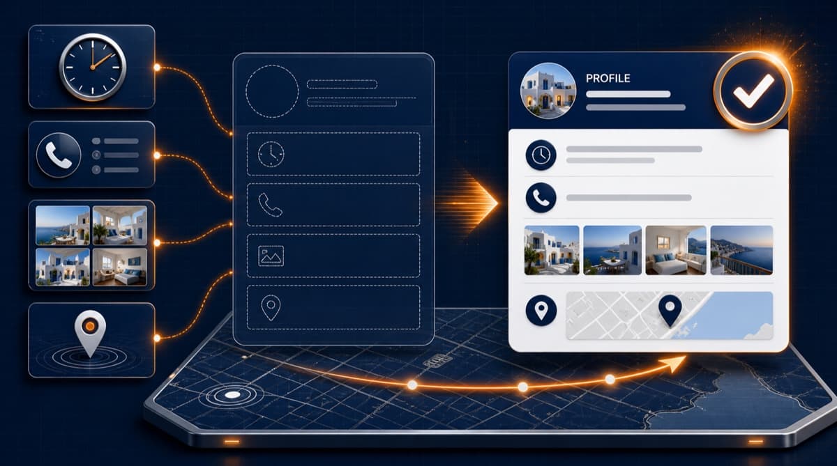 Google Business Profile για καταλύματα: επιλεξιμότητα και setup