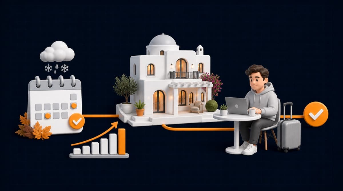 Off-season strategy: how to get bookings in Greece year-round