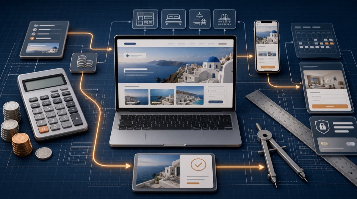 Πόσο κοστίζει ένα website για κατάλυμα ή ξενοδοχείο το 2026