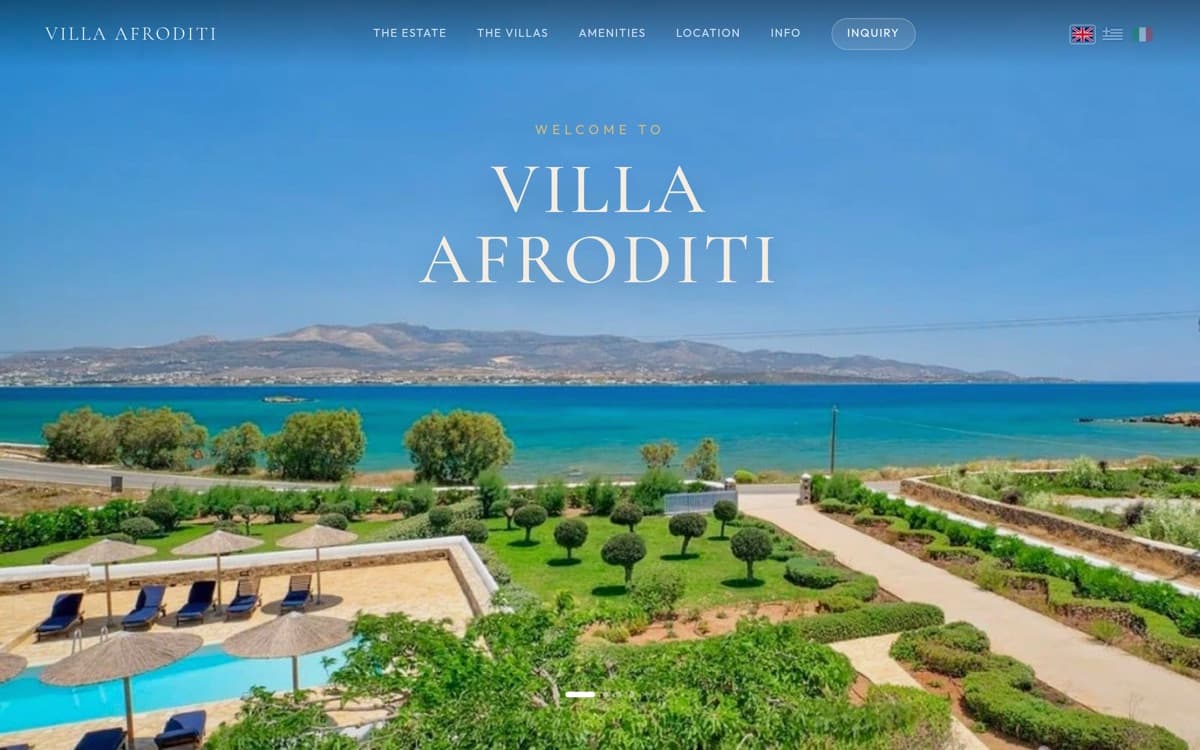 Villa Afroditi, Glyfa, Antiparos | Sito professionale realizzato da MyStaySite