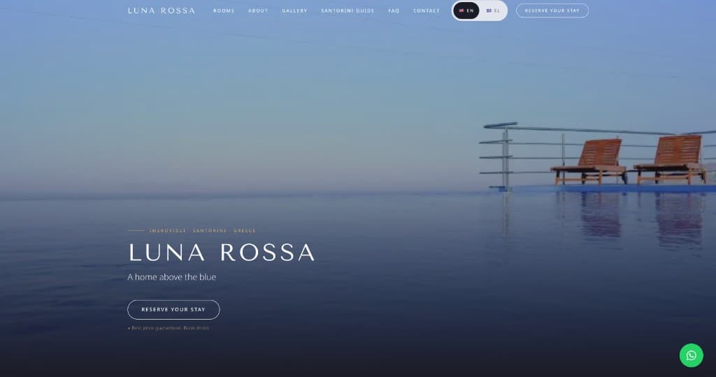 Luna Rossa Santorini, Imerovigli, Santorini | Sito professionale realizzato da MyStaySite